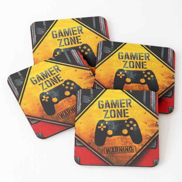 Item preview, Unlock Your Gaming Persona with Personalized Products | Game controller and Gamer Zone - Warning Text designed and sold by ShoppingKazkar.