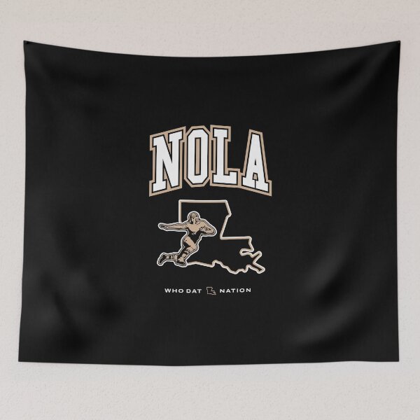 Item preview, NOLA Vintage Football Player Graphic (Dark) designed and sold by damgoodgame.