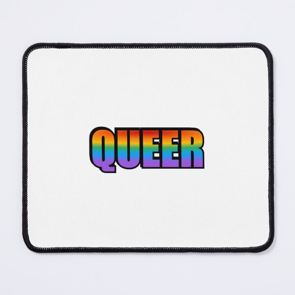 Item preview, Queer - rainbow gay pride flag colors - National Coming Out Day designed and sold by Inspirationmotivation.