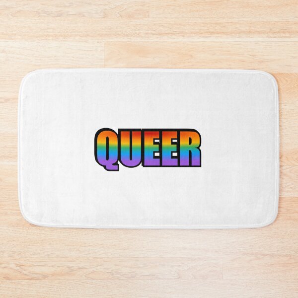 Item preview, Queer - rainbow gay pride flag colors - National Coming Out Day designed and sold by Inspirationmotivation.