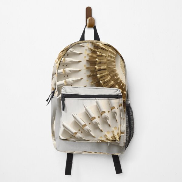 Item preview, bullet casing gold and white digital art print designed and sold by dcrc.