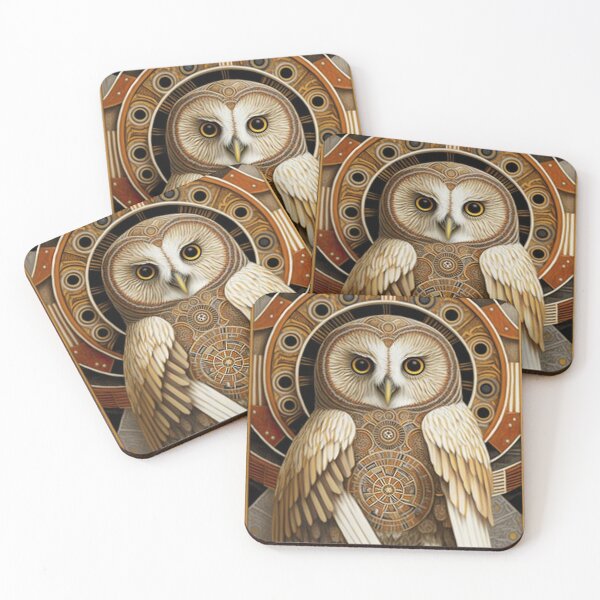 Item preview, Timekeeper Owl designed and sold by OccultDreams.
