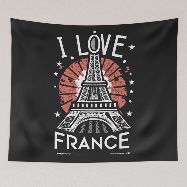 Item preview, I Love France  designed and sold by GoodOldVintage.
