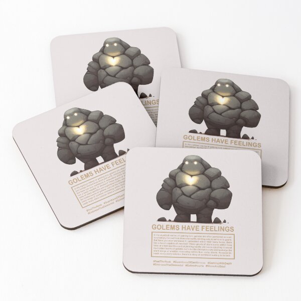 Item preview, Golems have feelings, gamer design designed and sold by LookByLau.