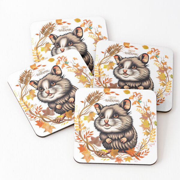 Item preview, Autumn Vibes, Fall Hamster designed and sold by ArtAi91.