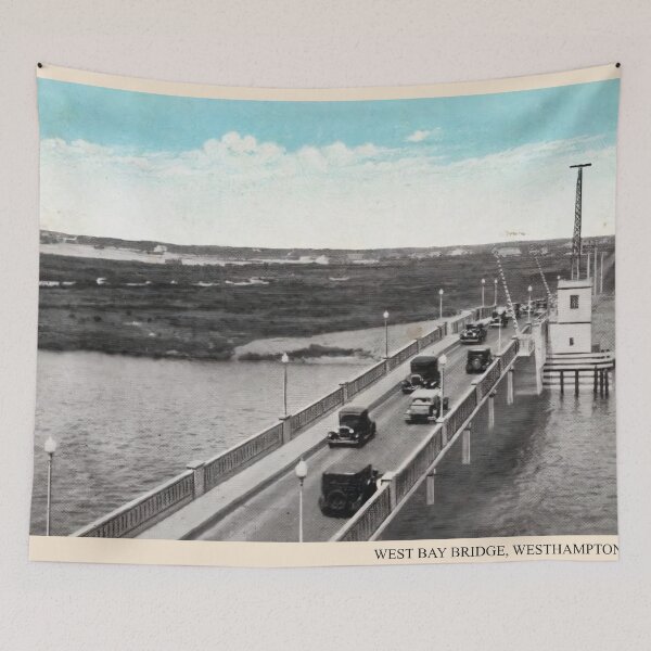Item preview, West Bay Bridge Westhampton Beach Vintage Postcard designed and sold by Hungry Hungry  Buffalo.