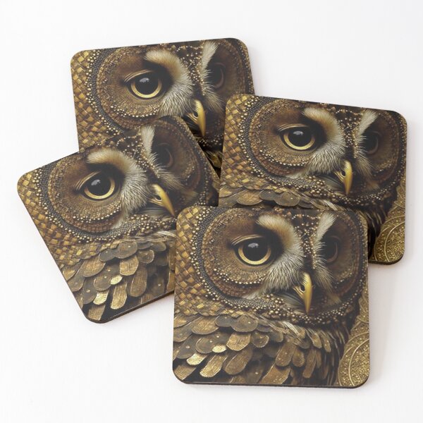 Item preview, Mottled Owl Closeup designed and sold by OccultDreams.