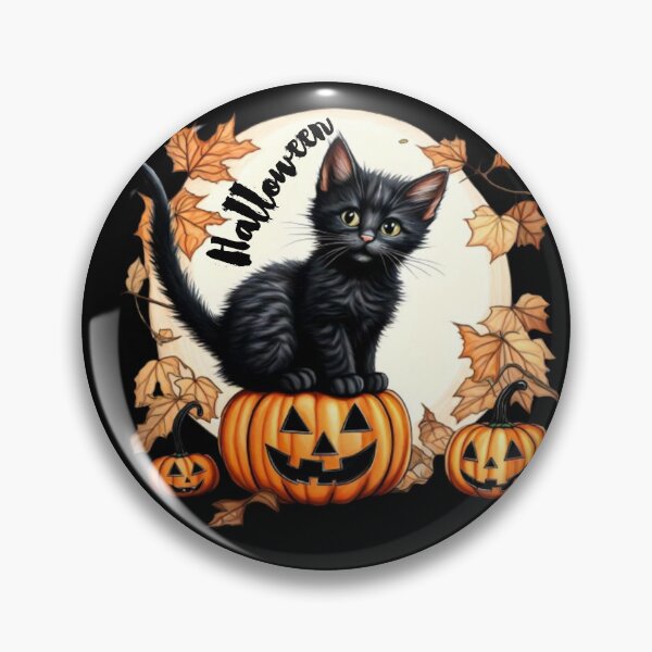 Item preview, Halloween cats designed and sold by UniqueAll4You.