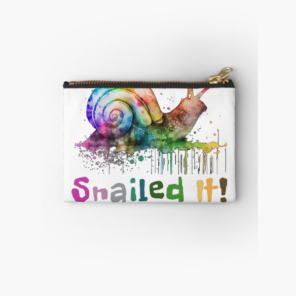 Item preview, Cool Snail Rainbow Colors Snailed It  Funny slogan with Snail designed and sold by GENESIS-POD.