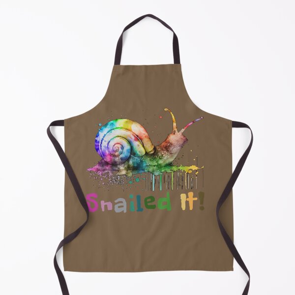 Item preview, Cool Snail Rainbow Colors Snailed It  Funny slogan with Snail designed and sold by GENESIS-POD.