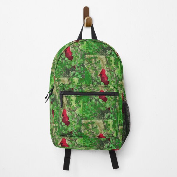Item preview, Northern Cardinal in foliage designed and sold by VerdeDoodleDuck.