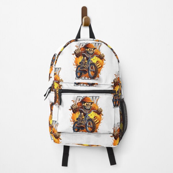 Item preview, Lantern Leap: Halloween BMX Adventure with Pumpkin Flair Tee designed and sold by Moisky Patterns.