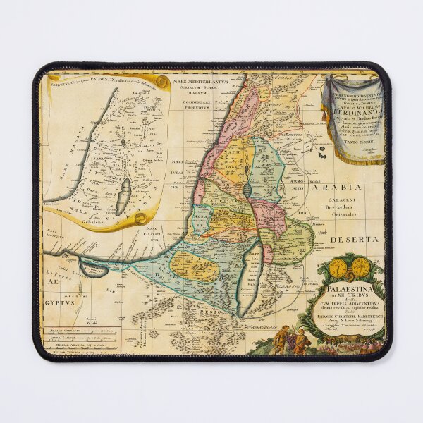 Item preview, 1750 map of Palestine published by Homannsche Erben designed and sold by Francespoppy.
