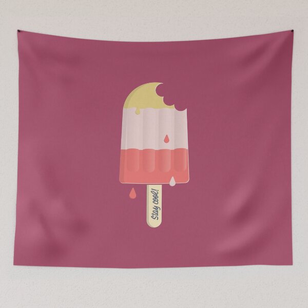 Item preview, Stay cool - popsicle retro illustration designed and sold by 4personnen.