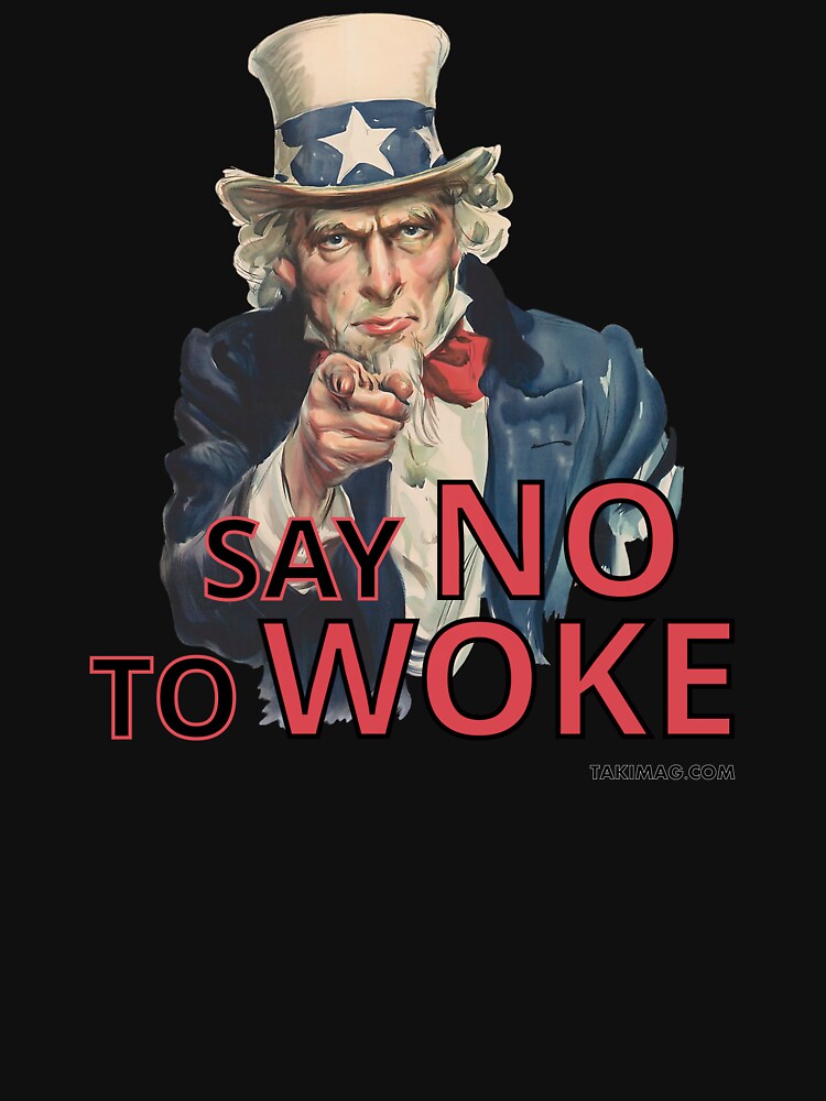 Thumbnail 7 of 7, Active T-Shirt, Say No To Woke designed and sold by Takimag.