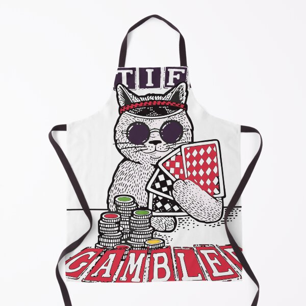 Item preview, Certified Gambler cat gambling design designed and sold by DEVINE-PIXELZ.