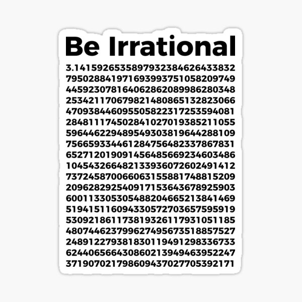 Item preview, Pi Day T-Shirt | Pi Tee | Math Nerd Geek | Be Irrational designed and sold by RedYolk.