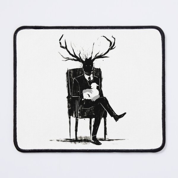 Item preview, Hannibal Lecter NBC Stag Antlers Lamb designed and sold by ShopArtGalla.