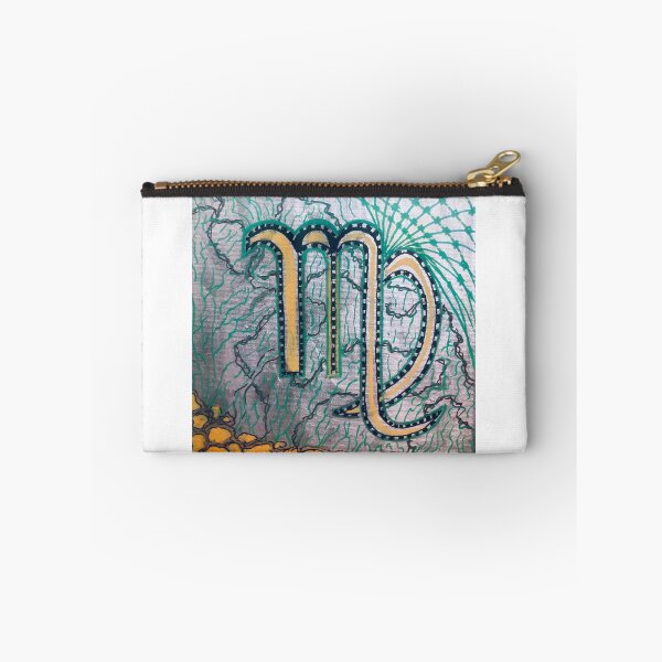 Item preview, Virgo astrology, meditative zentangle art designed and sold by Kat115.