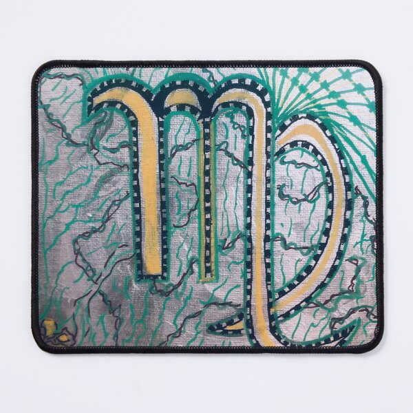 Item preview, Virgo astrology, meditative zentangle art designed and sold by Kat115.