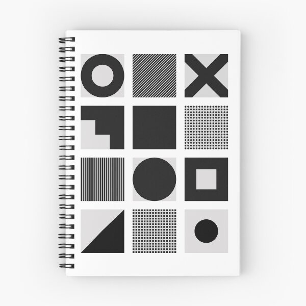 Item preview, Geometric Set #1 in black and white designed and sold by minimo-depot.