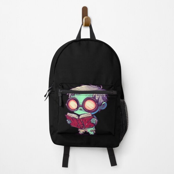 Item preview, Kawaii chibi Zombie reading book designed and sold by TomFrontierArt.