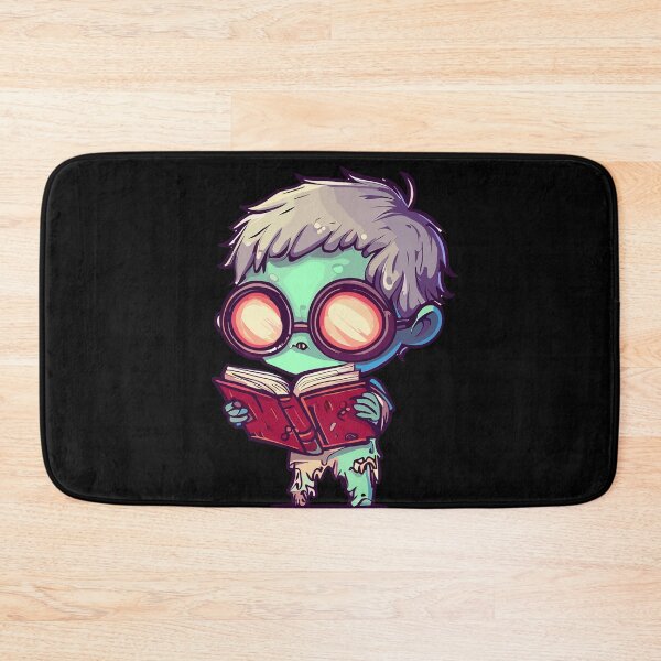 Item preview, Kawaii chibi Zombie reading book designed and sold by TomFrontierArt.