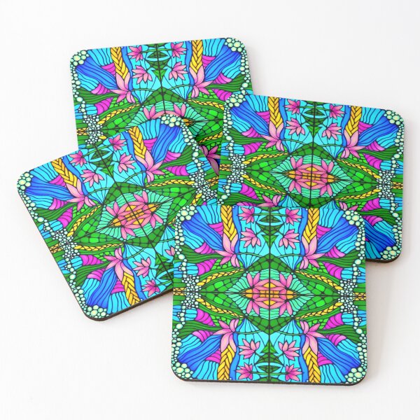 Item preview, Morning Dew Stained Glass Style  designed and sold by FluidArtByLK.
