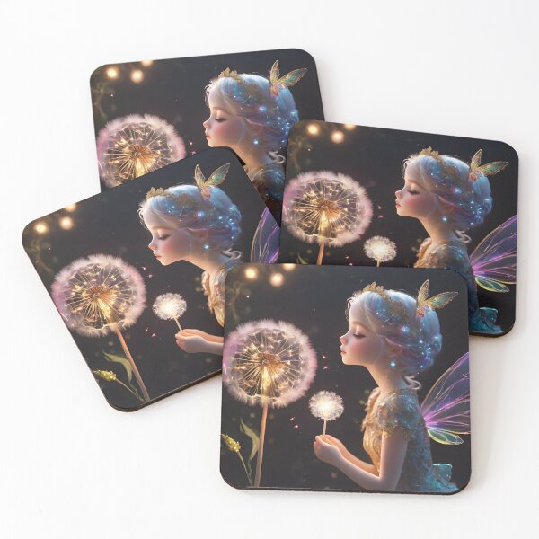 Item preview, Faye - Night in the Magical Garden designed and sold by Geek-Girl-Art.