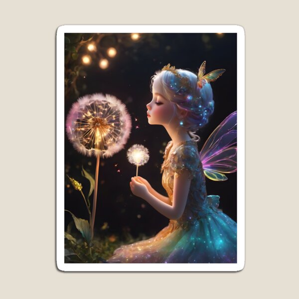 Item preview, Faye - Night in the Magical Garden designed and sold by Geek-Girl-Art.