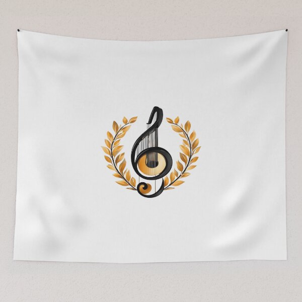 Item preview, Guitar, music and musical notes 6 designed and sold by LaBoutiqueDeFab.