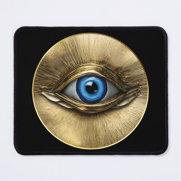 Item preview, Evil Eye Golden Blue designed and sold by Yiorgos Designs.