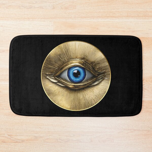 Item preview, Evil Eye Golden Blue designed and sold by Yiorgos Designs.