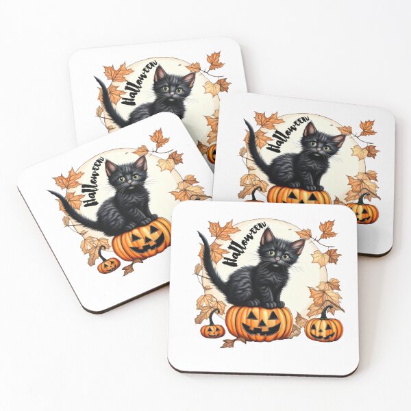 Item preview, Halloween Cats designed and sold by UniqueAll4You.