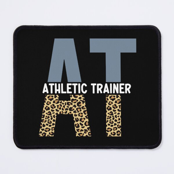 Item preview, Athletic Trainer Leopard Print Typography | Athletic Training | ATC Certified Athletic Trainer designed and sold by Violet Treasures.