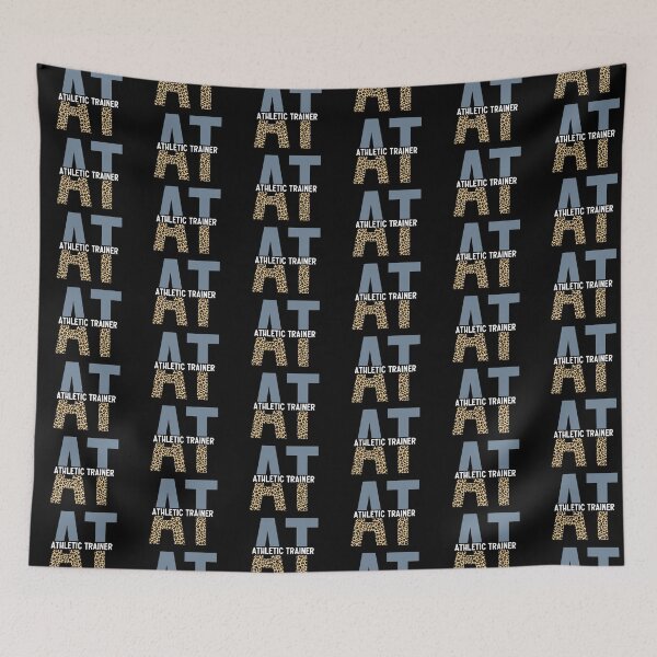 Item preview, Athletic Trainer Leopard Print Typography | Athletic Training | ATC Certified Athletic Trainer designed and sold by Violet Treasures.