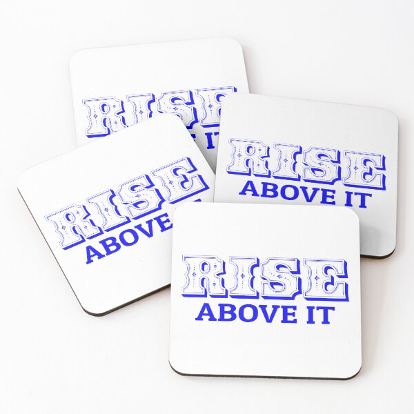 Item preview, RISE ABOVE IT - Blue designed and sold by CallMeInspired.