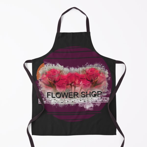 Item preview, Flower Shop text font with RED ROSE flower designed and sold by wudtipun.