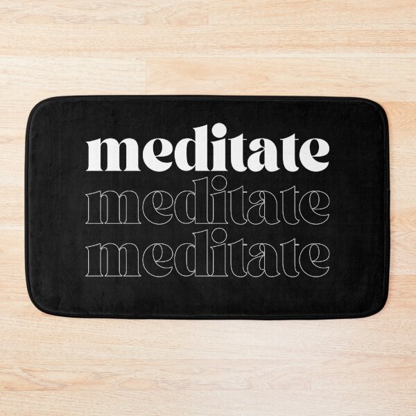Item preview, Meditar texto blanco designed and sold by Julia Healy.