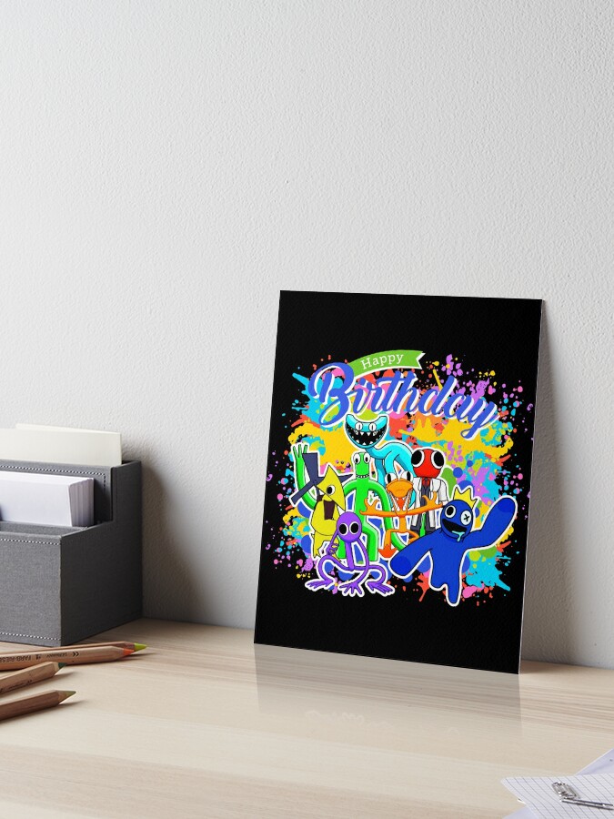 My Best Rainbow Friend Green Art Board Print for Sale by TheBullishRhino