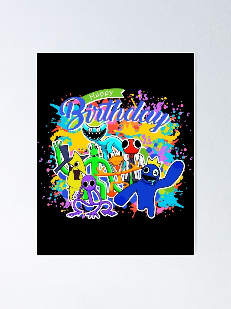 Rainbow Friends Chapter Two with Cyan and Yellow Greeting Card for Sale by  TheBullishRhino