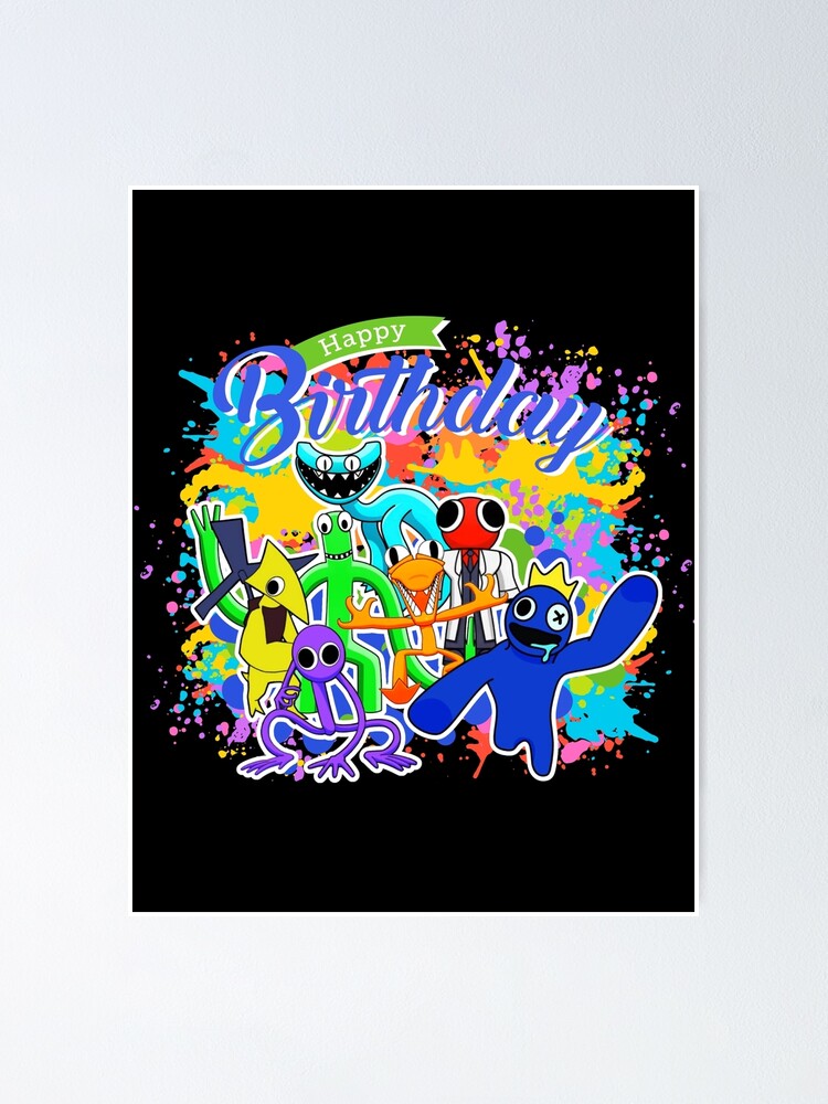 Purple Rainbow Friend Poster for Sale by TheBullishRhino