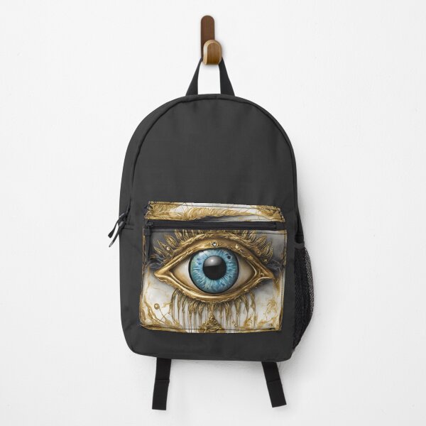Item preview, Mati Evil Eye Golden Blue White designed and sold by Yiorgos Designs.
