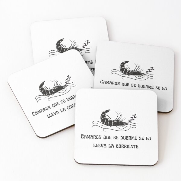 Item preview, The Shrimp that Sleeps gets Carried away by the Current | Spanish sayings designed and sold by ComicHac.