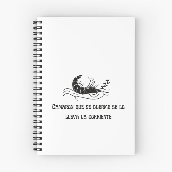 Item preview, The Shrimp that Sleeps gets Carried away by the Current | Spanish sayings designed and sold by ComicHac.