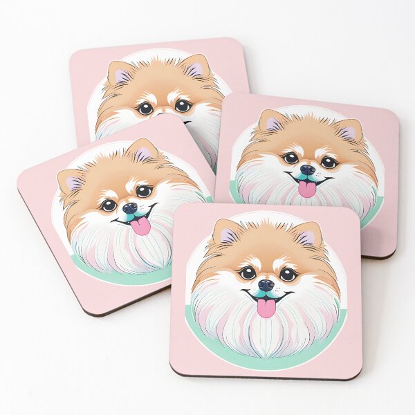 Item preview, Cute Kawaii Pomeranian Dog Face designed and sold by DesignsBuyGem.