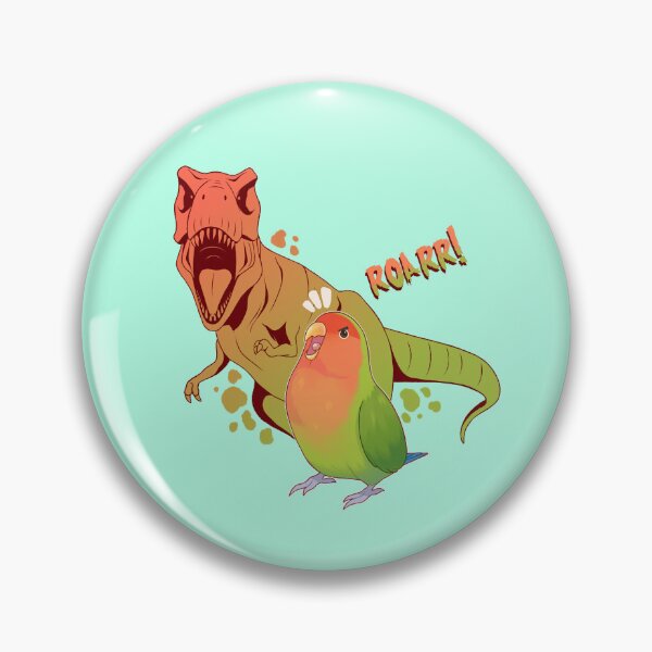 Item preview, Lovebird Dinosaur designed and sold by CuteBlueArt.