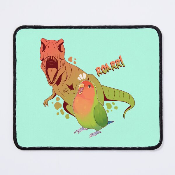 Item preview, Lovebird Dinosaur designed and sold by CuteBlueArt.