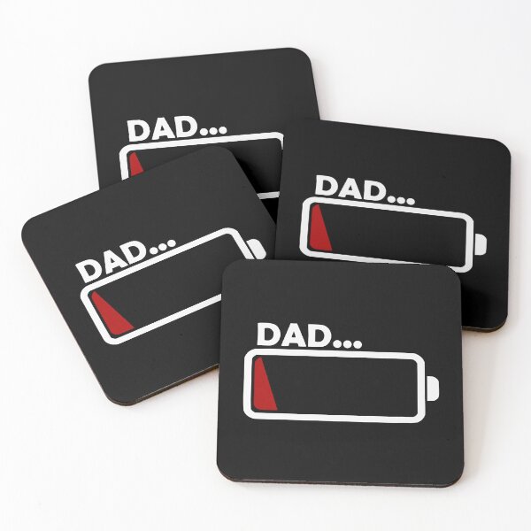 Item preview, Dad with empty battery (on black) designed and sold by Groenendijk.