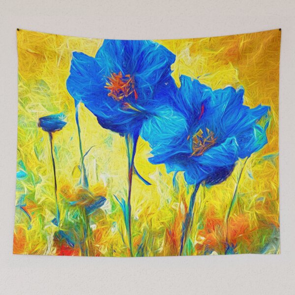 Item preview, Exploring Imaginary Worlds: The Vibrant Himalayan Blue Poppy III designed and sold by Rocky Mountain Artistry.